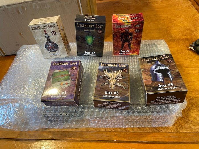 Legendary Loot Card SIX PACK