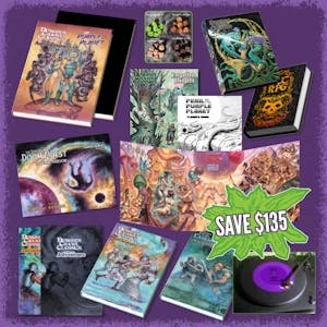 (Save $135!) ALL OF IT! All books print+PDF, all the dice, and the flexi disk!