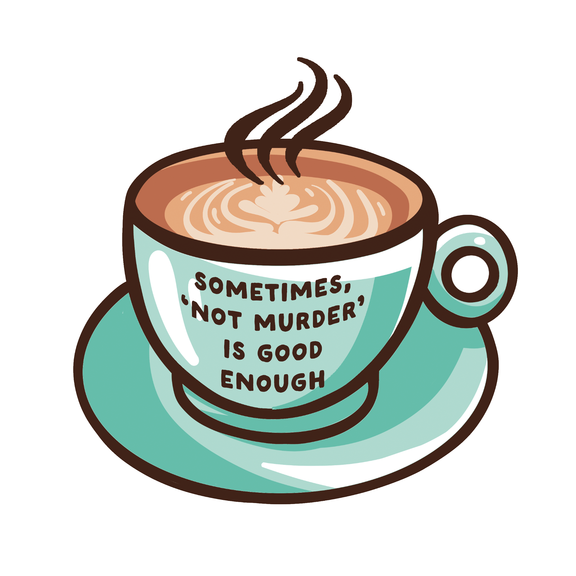 "Not Murder" Enamel Pin