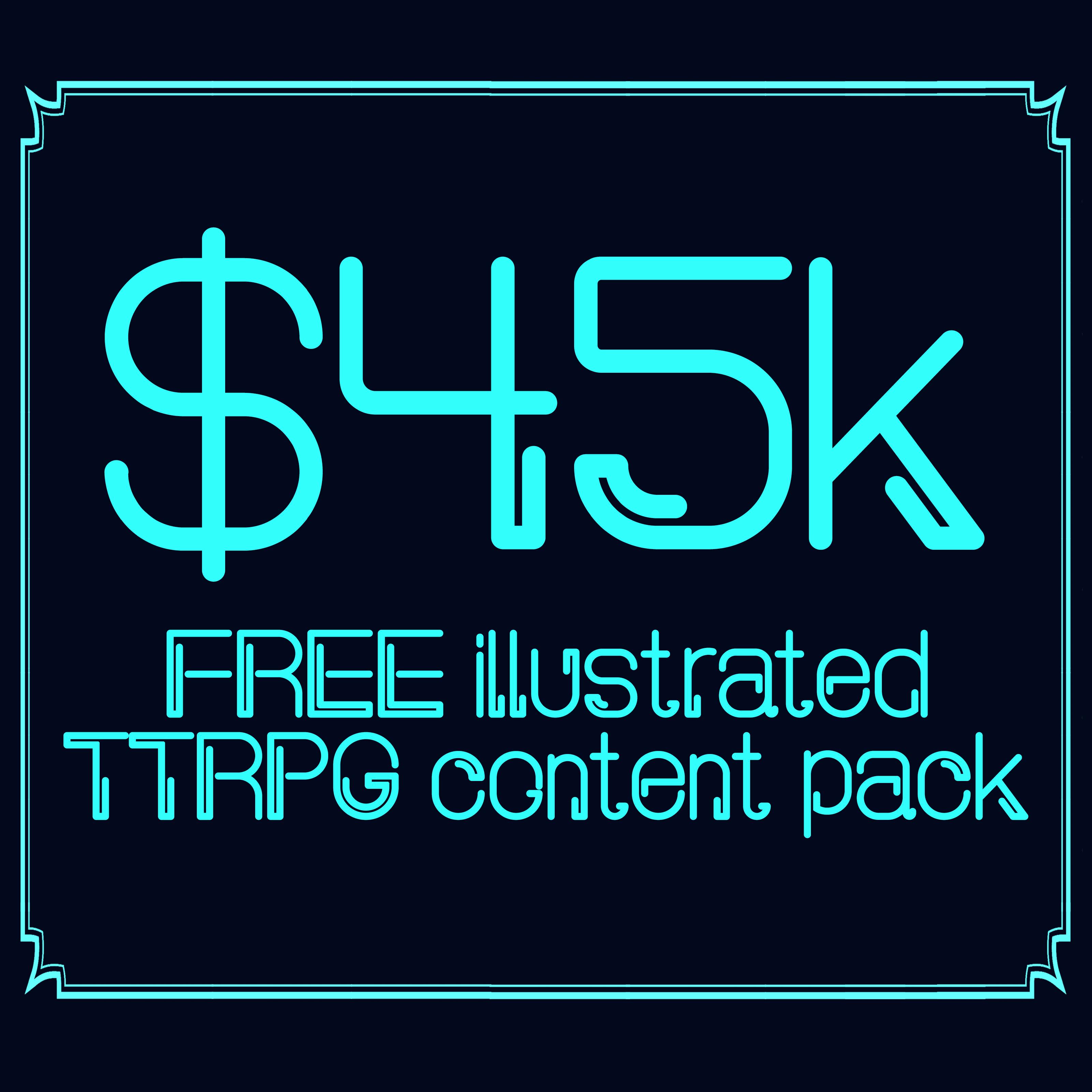 FREE illustrated TTRPG content bundle