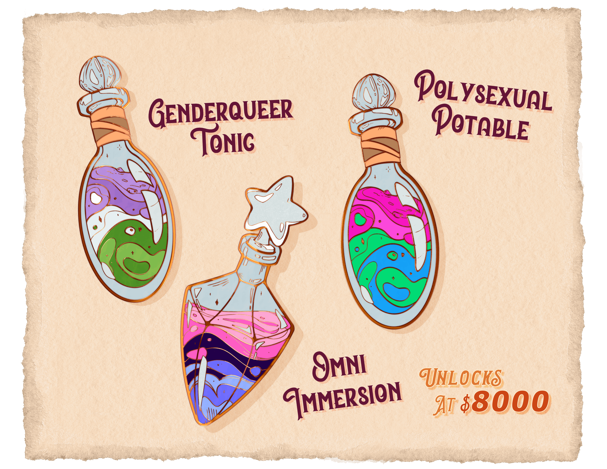 🩷 Omni Immersion, Genderqueer Tonic, Polysexual Potable ⭐