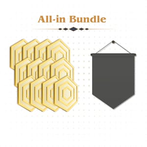 Pledge Level #4: All-in Bundle | 12 Enamel Pins + Pin Display | Free Shipping