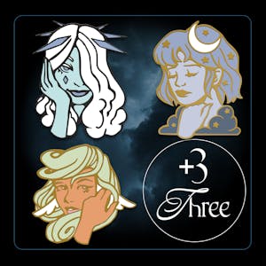 Additional Three Femme Forecast Pins (x3 Pins)