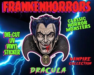 Frankenhorrors Dracula 5" Sticker