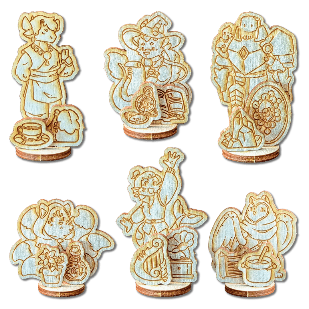 ITEM SET - Wooden Standee