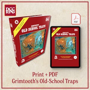 Print+PDF, DCC, Grimtooth's Old-School Traps