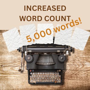 WRITER Tier Upgrade: 5,000 (Total) Words