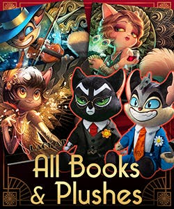 All Books, and Rocky and Mordecai Plushes