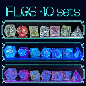 FLGS +10 sets of dice