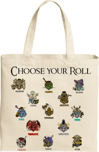 Choose your Roll Tote Bag