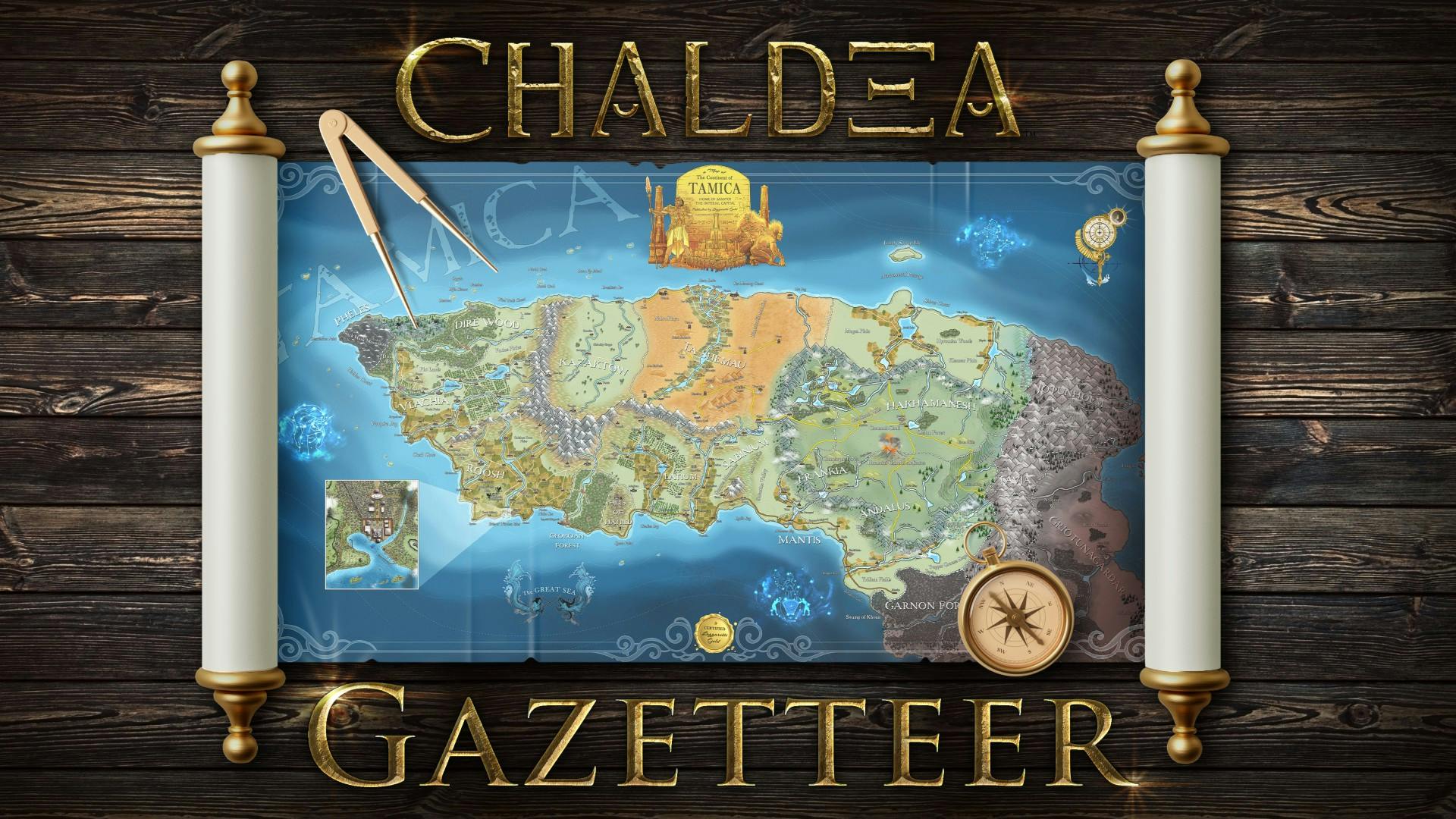 Maps from The World of Chaldea