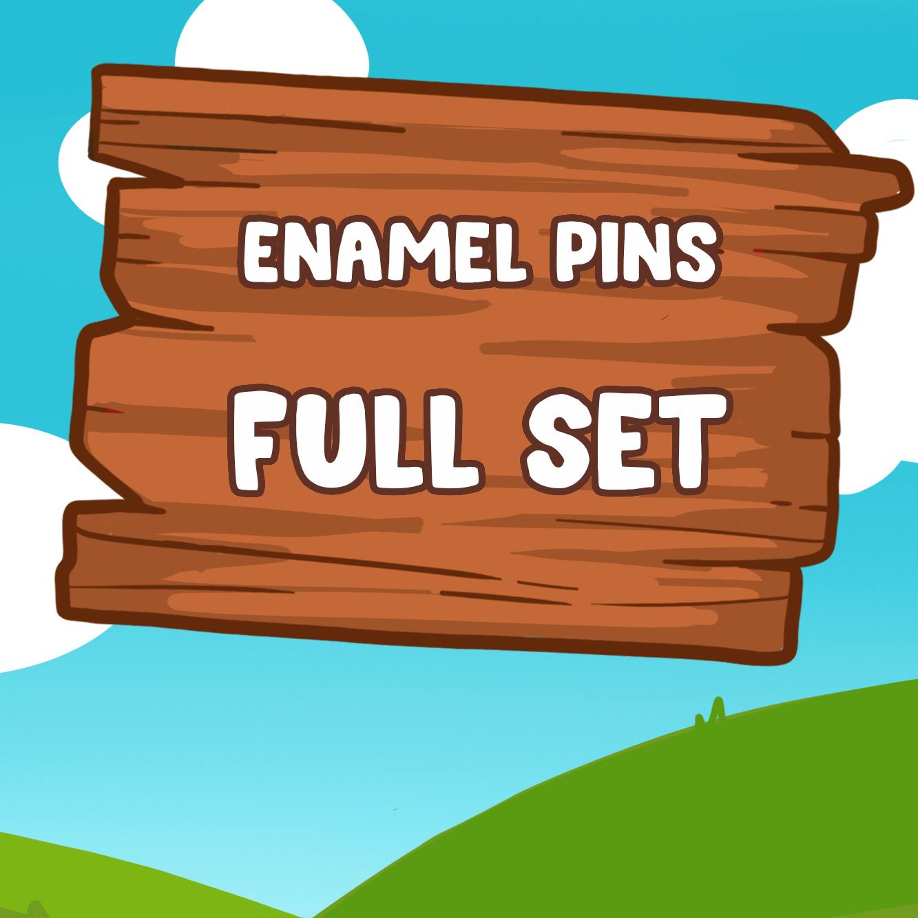 Farm Friends: Full Pin Set (+Free Sticker!)