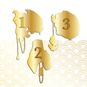 Three Deluxe Pins