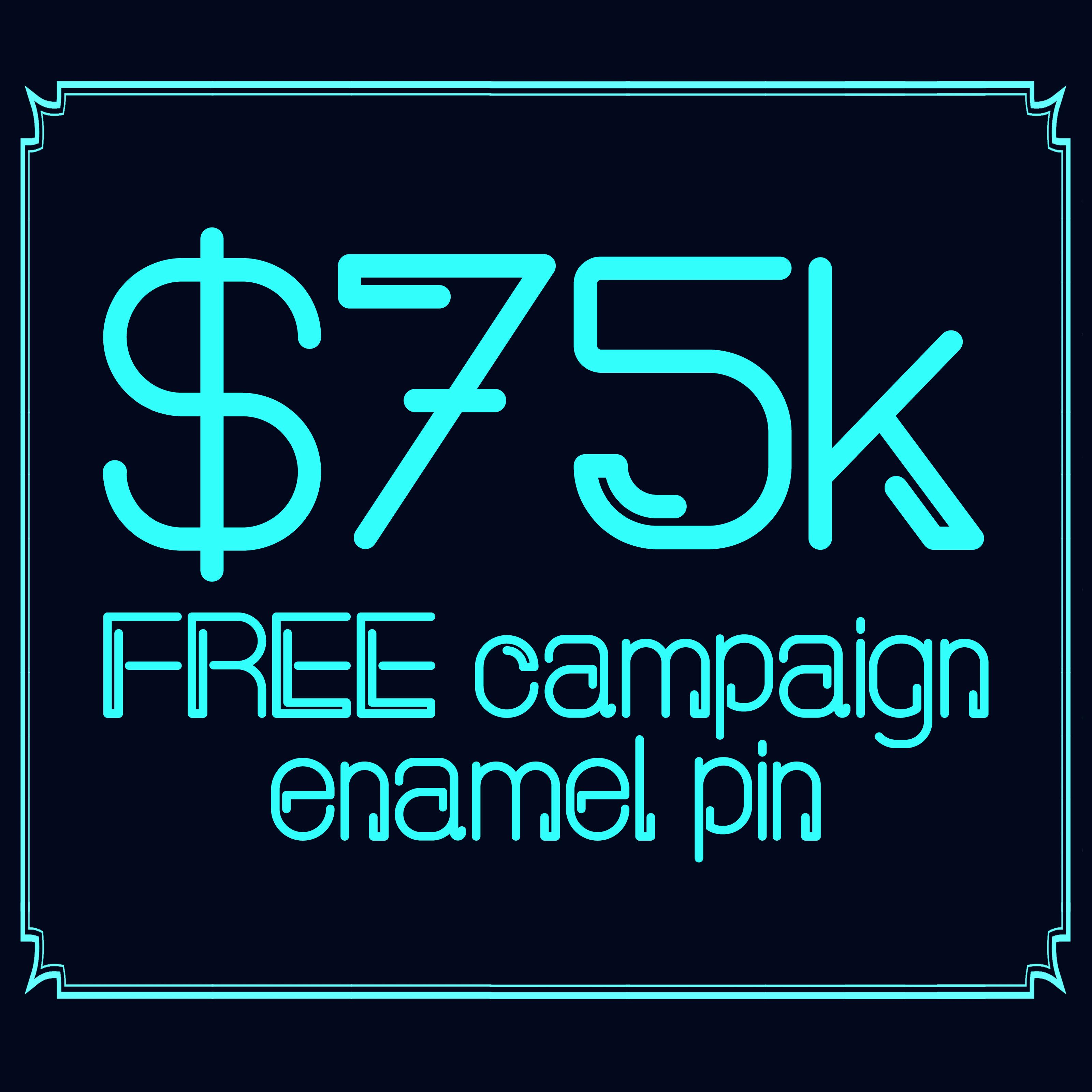 FREE campaign enamel pin