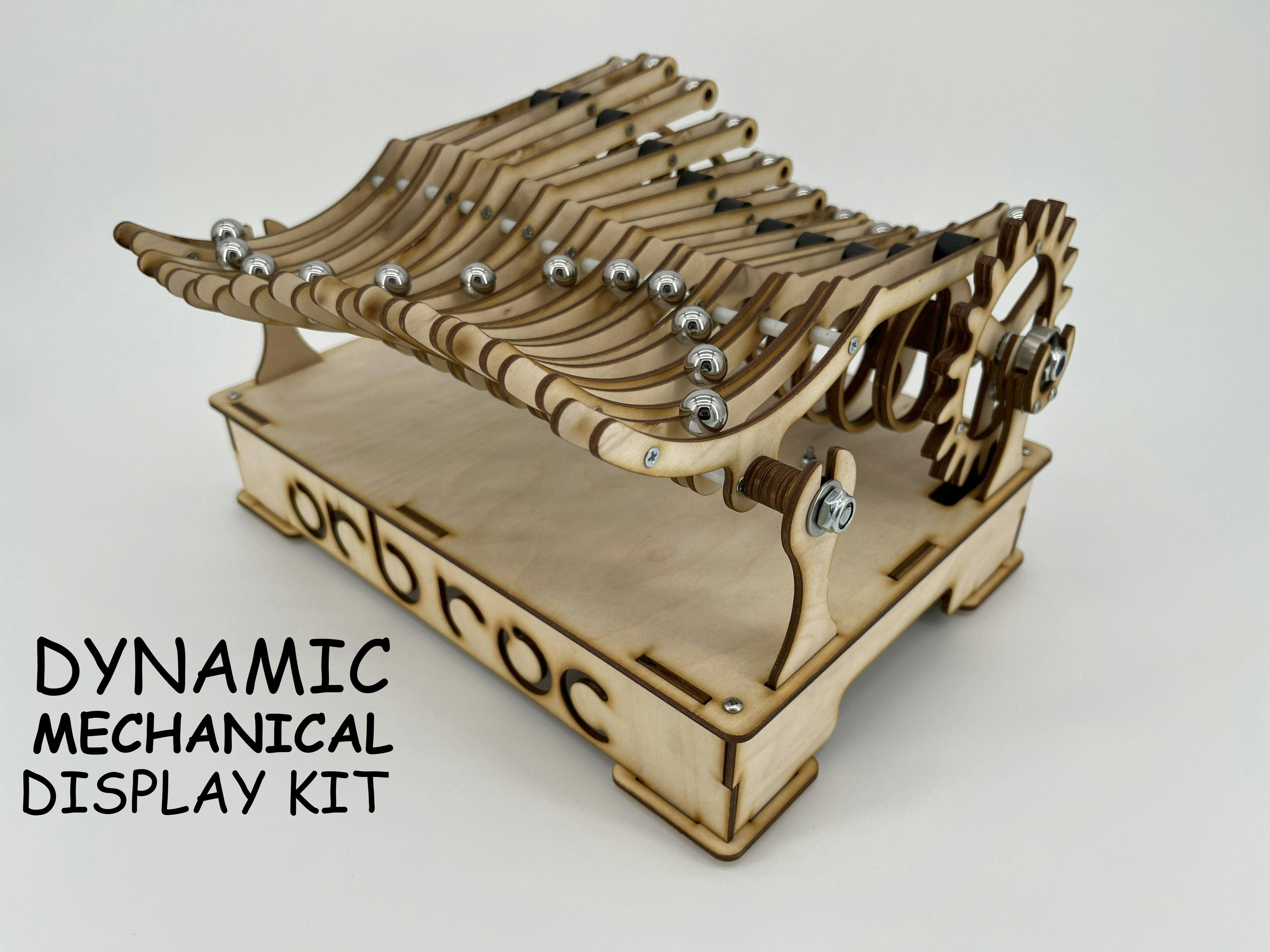 Orb Roc | dynamic mechanical marble display kit you build yourself