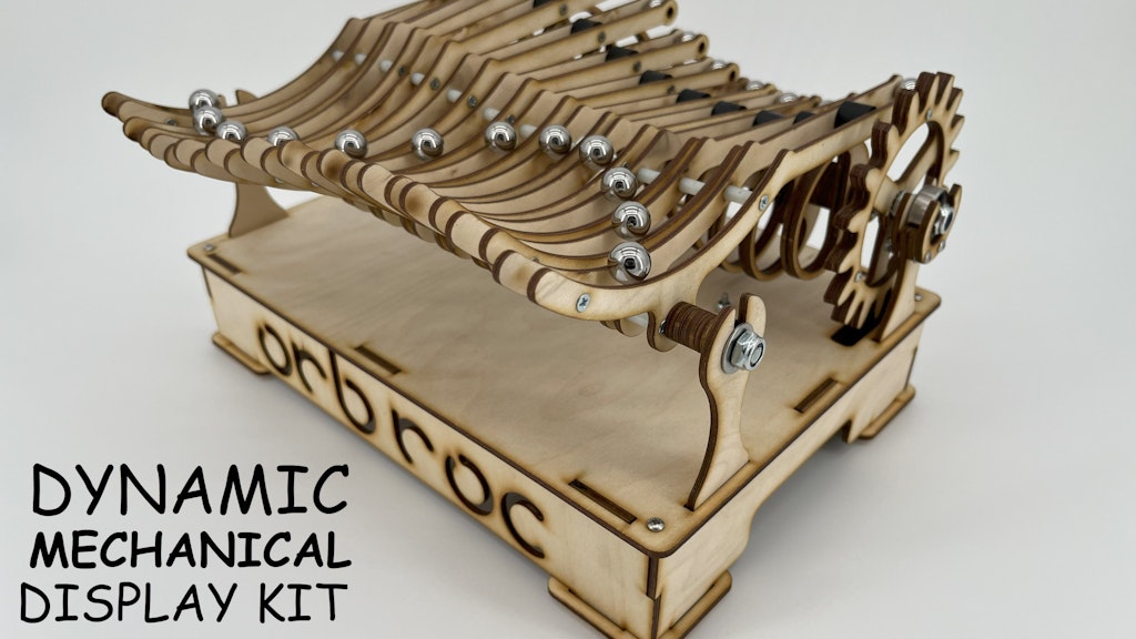 Orb Roc | dynamic mechanical marble display kit you build yourself