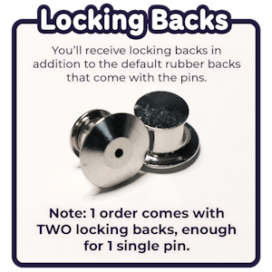 Locking Backs (for 1 pin)