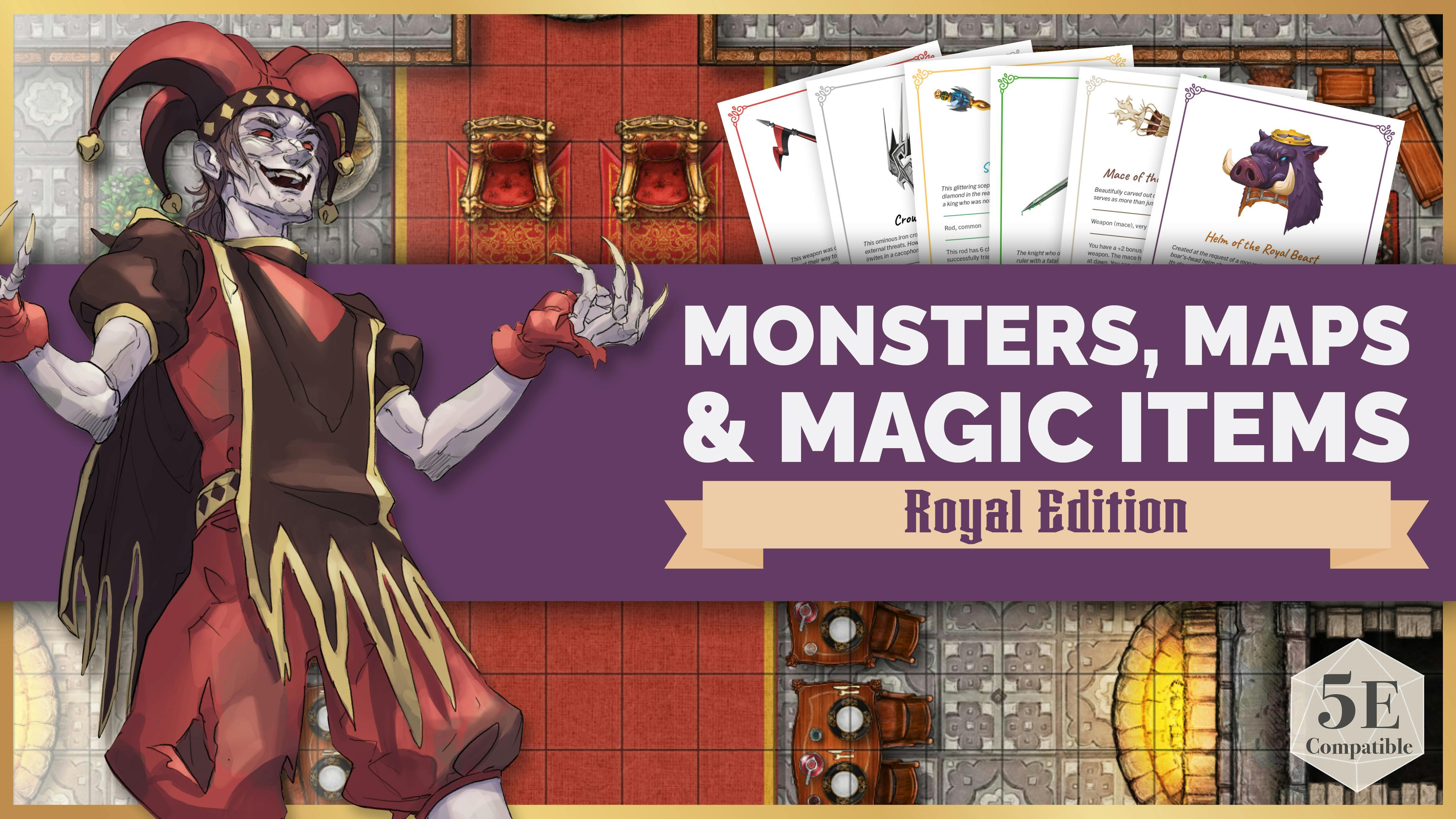 Monsters, Maps & Magic Items: Royal Edition - BackerKit