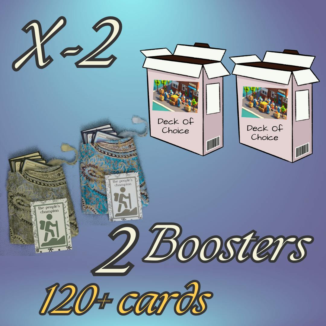 Two Decks And Two Boosters!