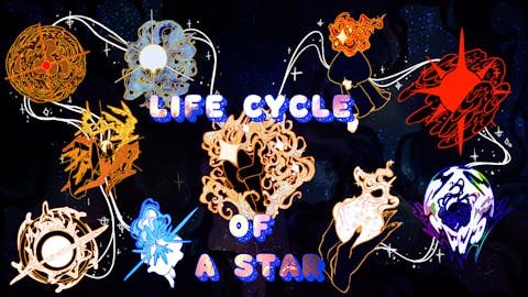 Life cycle of a Star - Enamel Pin Collection