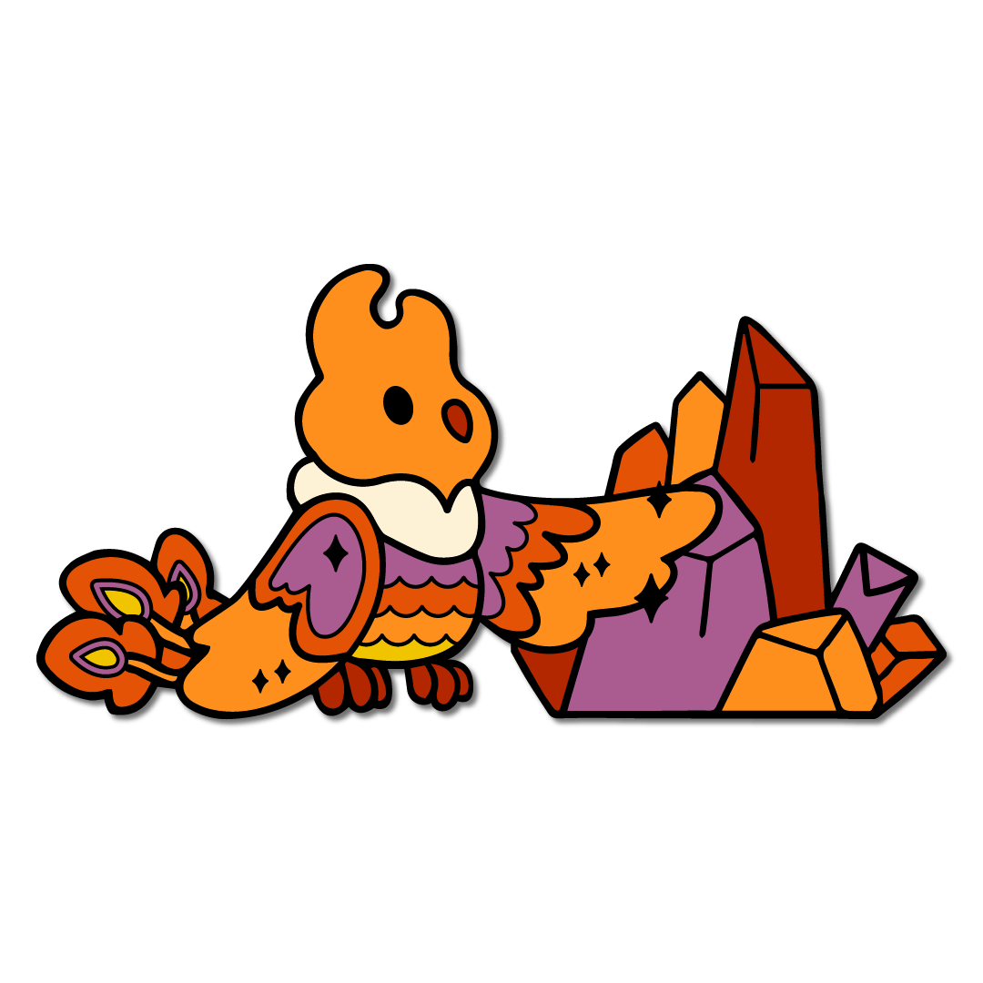 Blaze the Phoenix Pin