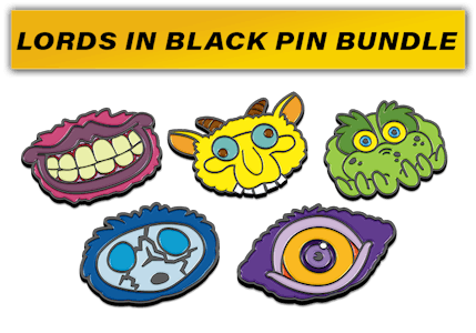 😈 Lords in Black Pin Bundle