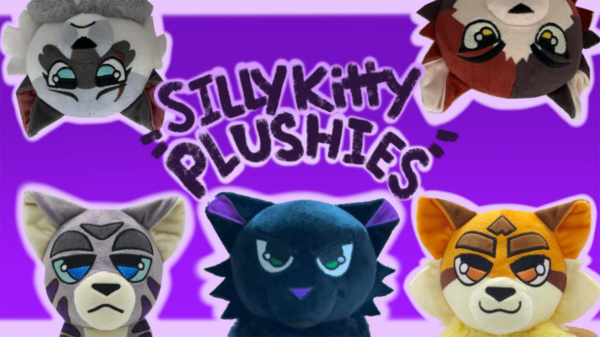 Silly Kitty Plushies