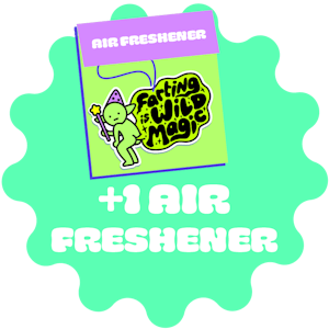 +1 Farting is Wild Magic Air Freshener