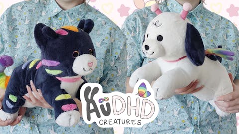 AuDHD creatures plushies + more!