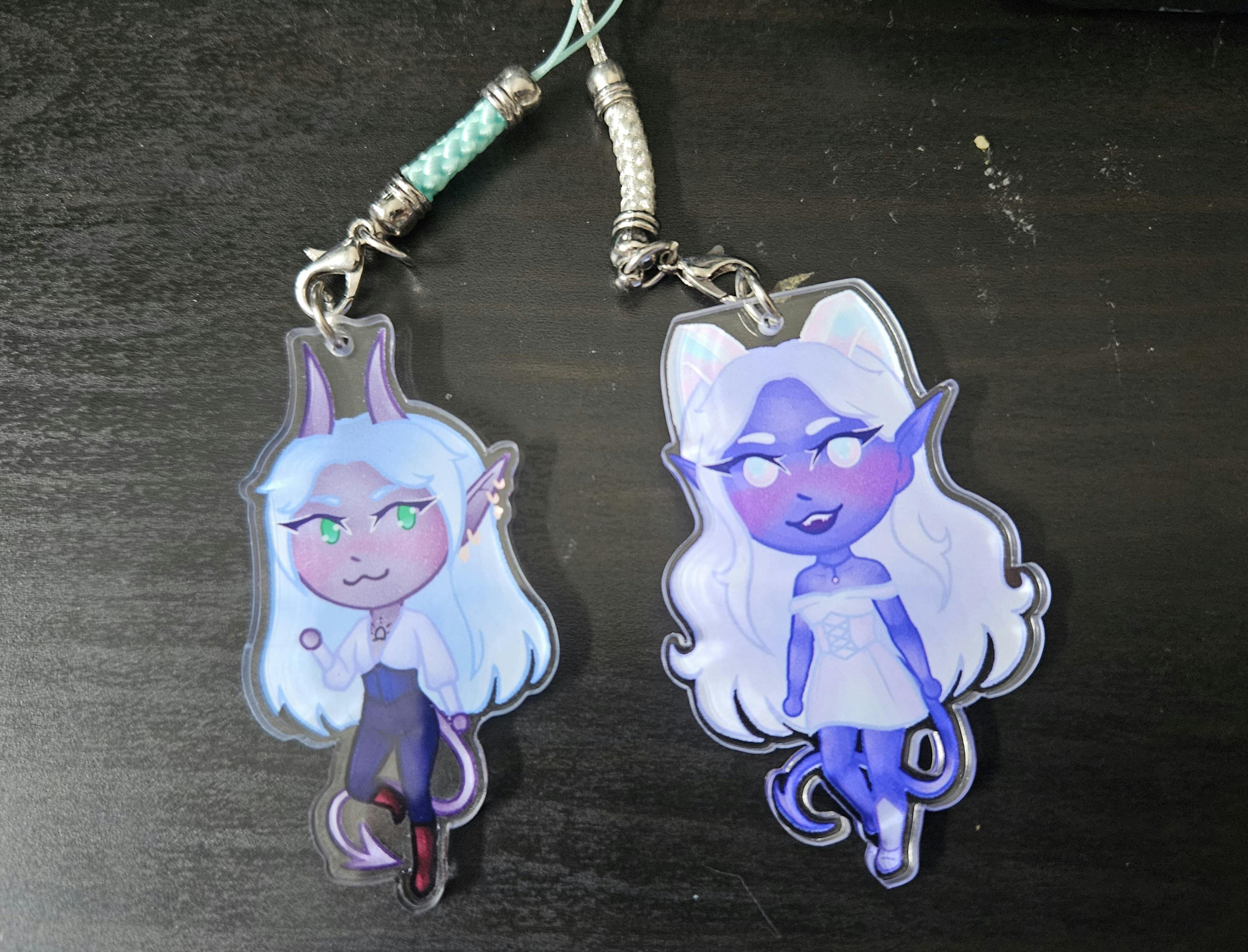 Tiefling Phone Charm