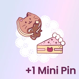 🍰 Mini Enamel Pin