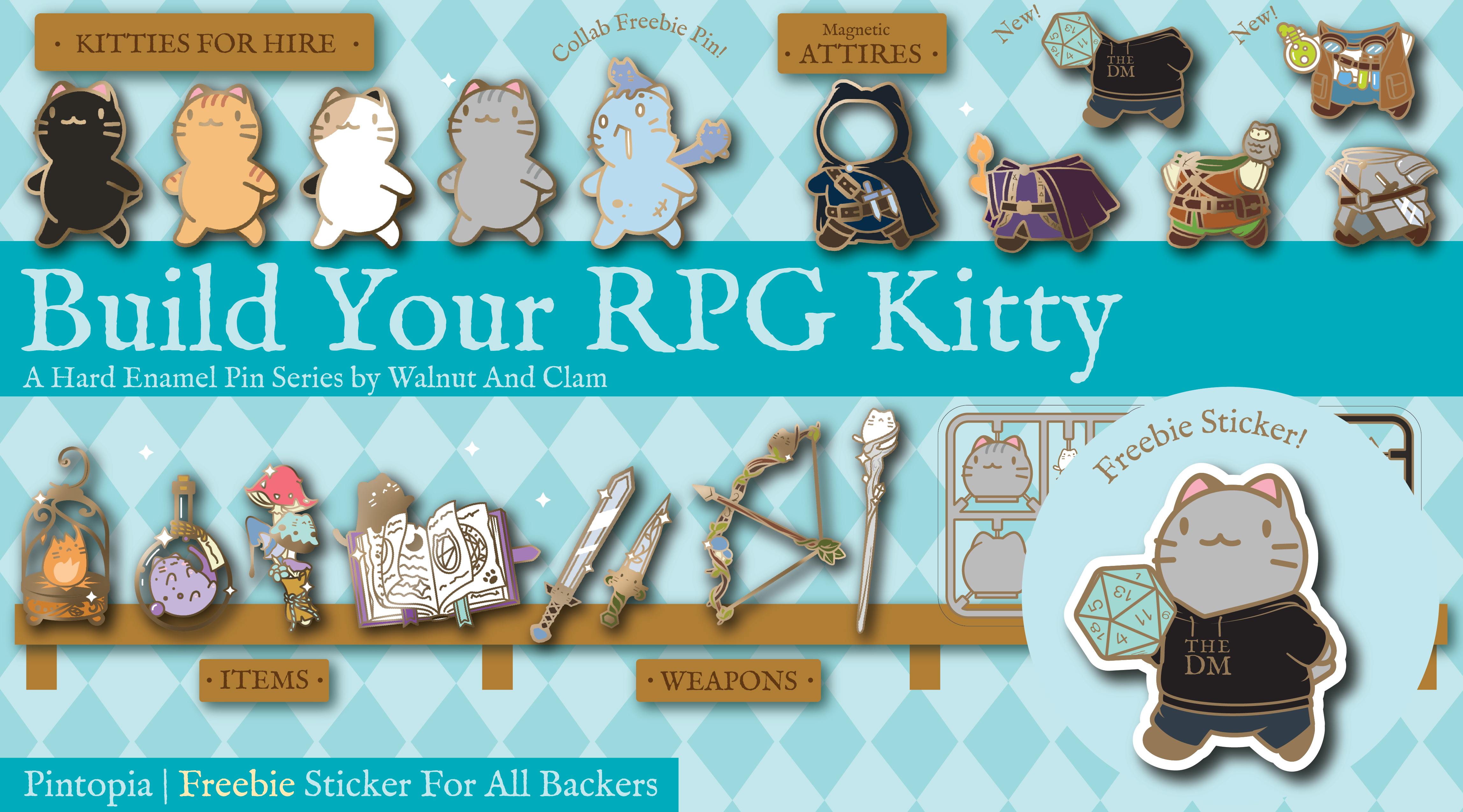 Kitties' Game Night - Build Your RPG Kitty - BackerKit