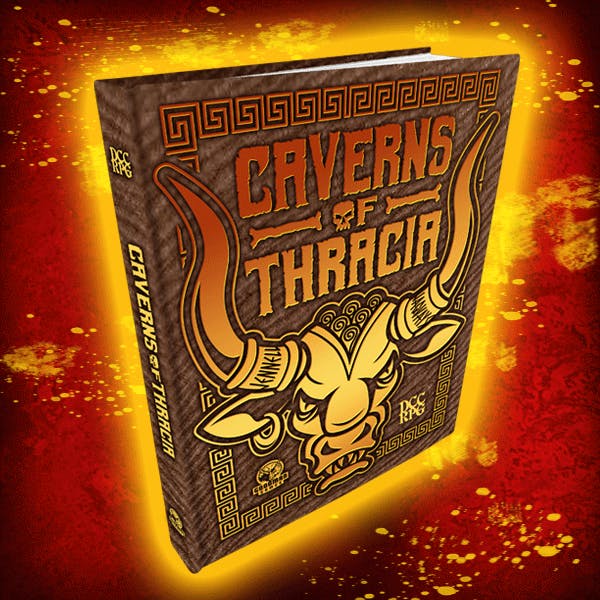 (Save 10%!) Caverns of Thracia DCC LE Minotaur-Hide Cover (Print+PDF)