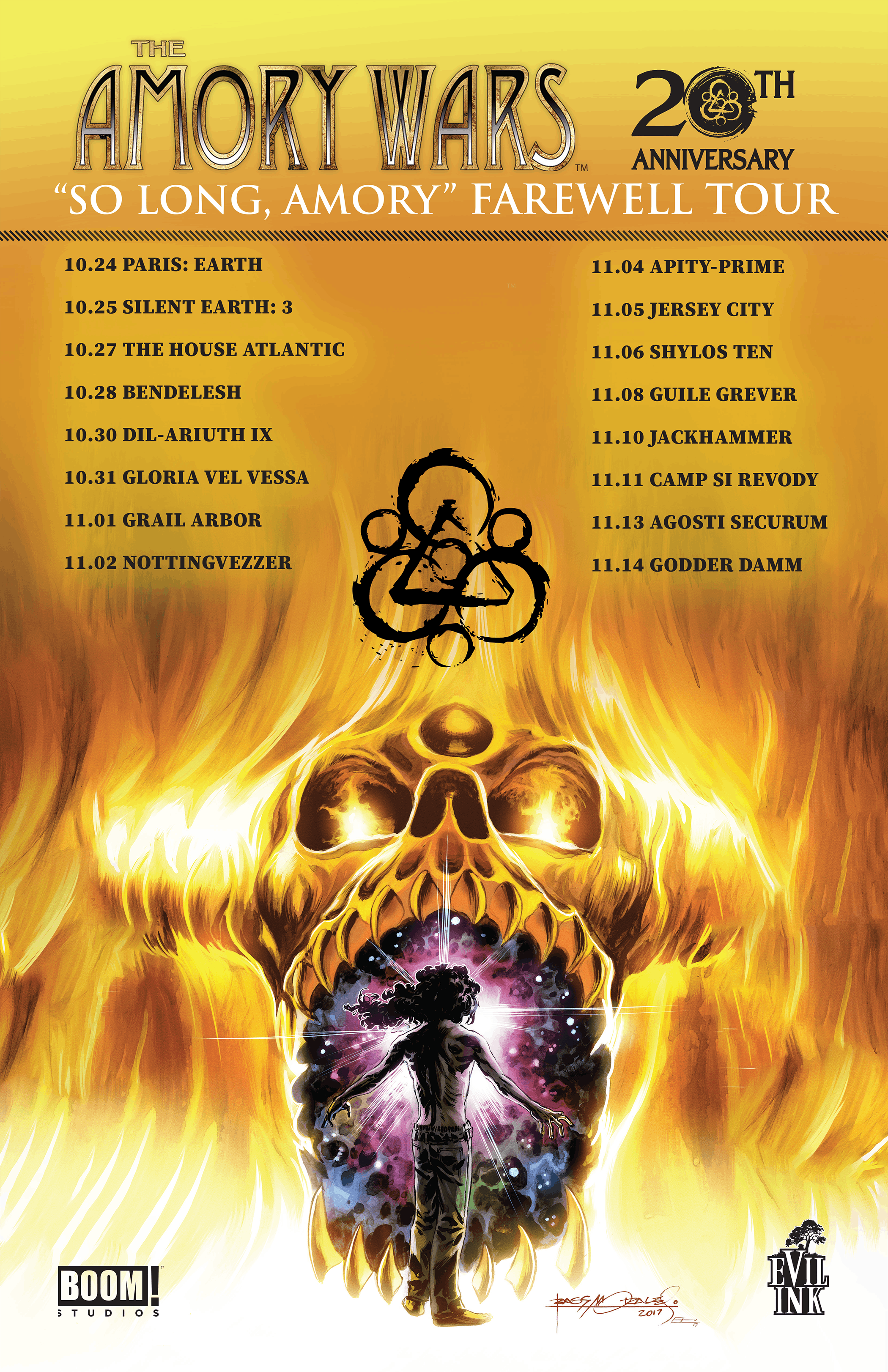 Amory Wars "Tour Poster"