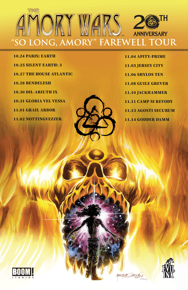 Amory Wars "Tour Poster"