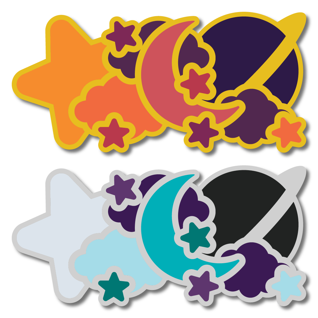 Cosmos Pin - NEW COLORS!