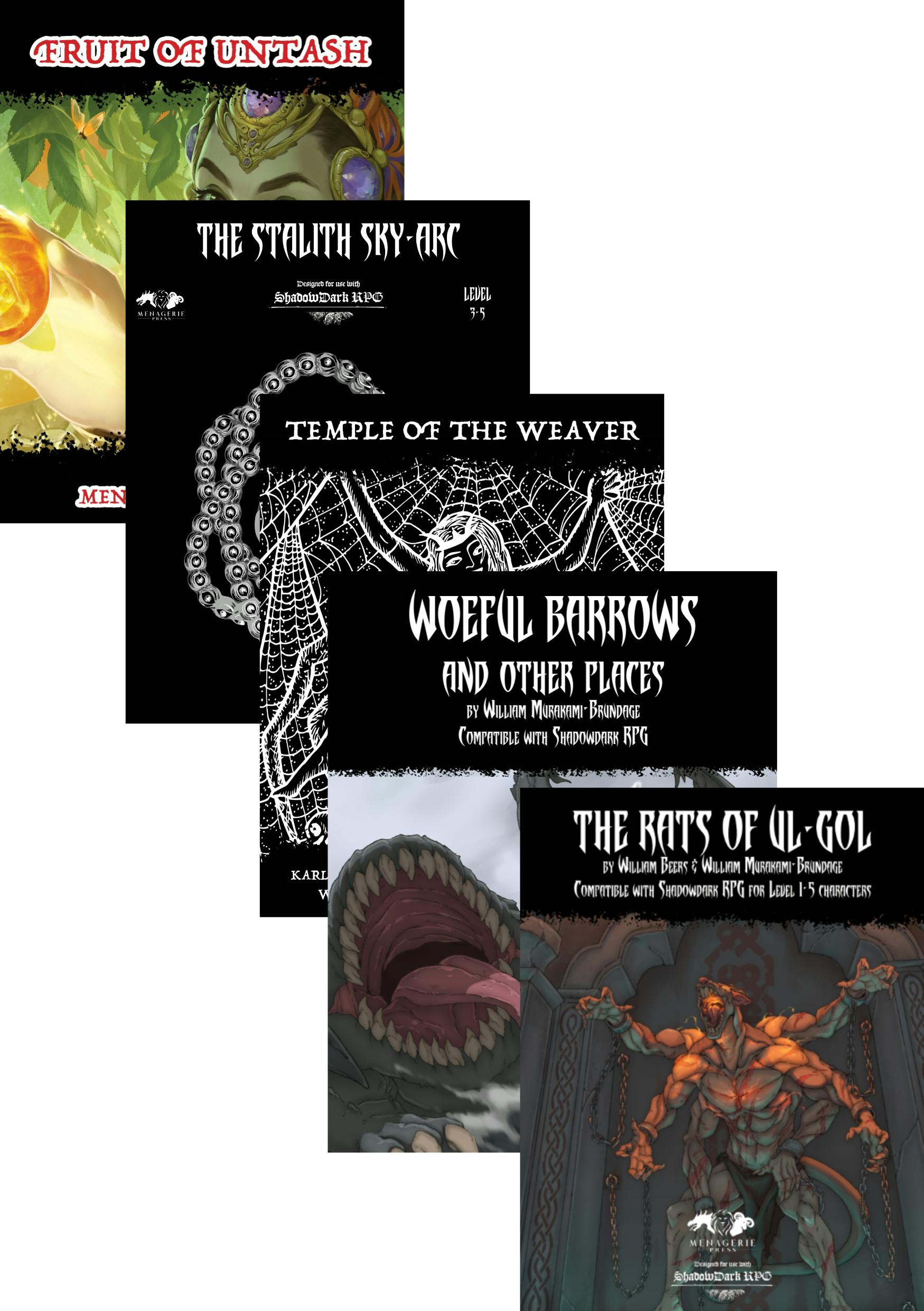 Shadowdark Bundle + Character Cards