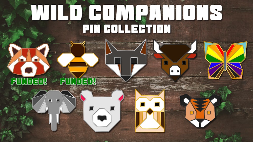Wild Companions Pin Collection