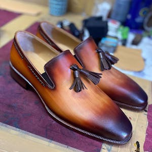 2 Pair of Handmade Loafers Shoes