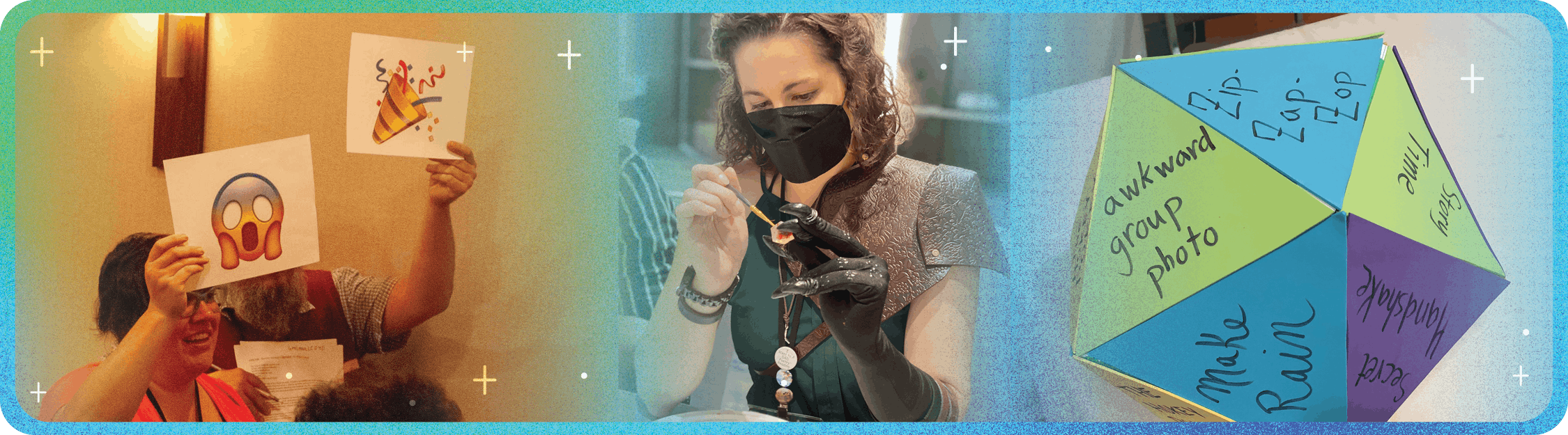 Playing games at Big Bad Con!