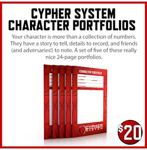 Cypher System Character Portfolios