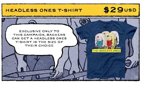 Exclusive HEADLESS ONES t-shirt! 