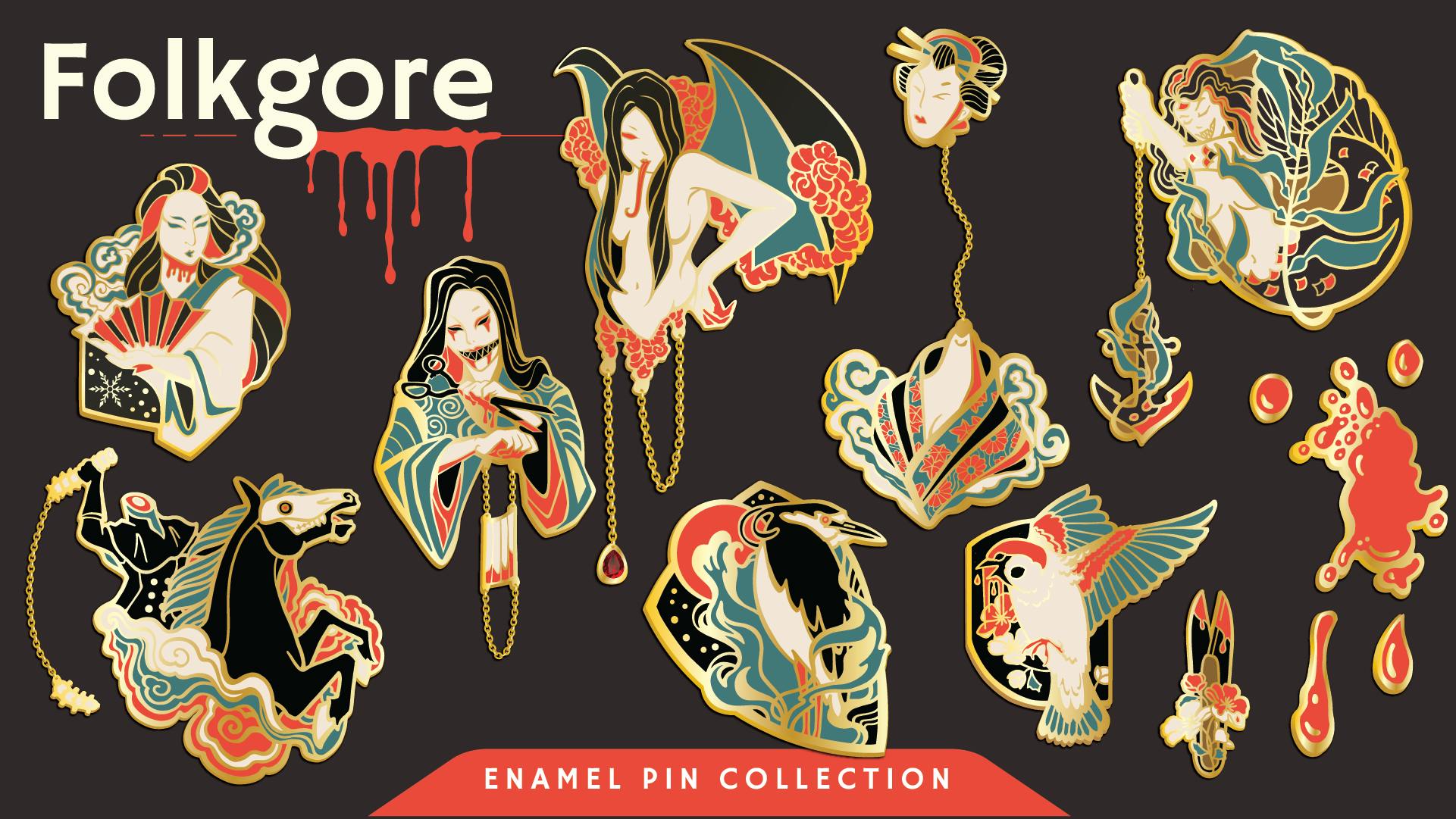 Folkgore Enamel Pins - BackerKit