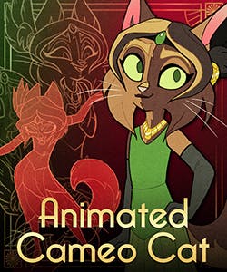 Animated Cameo Cat!