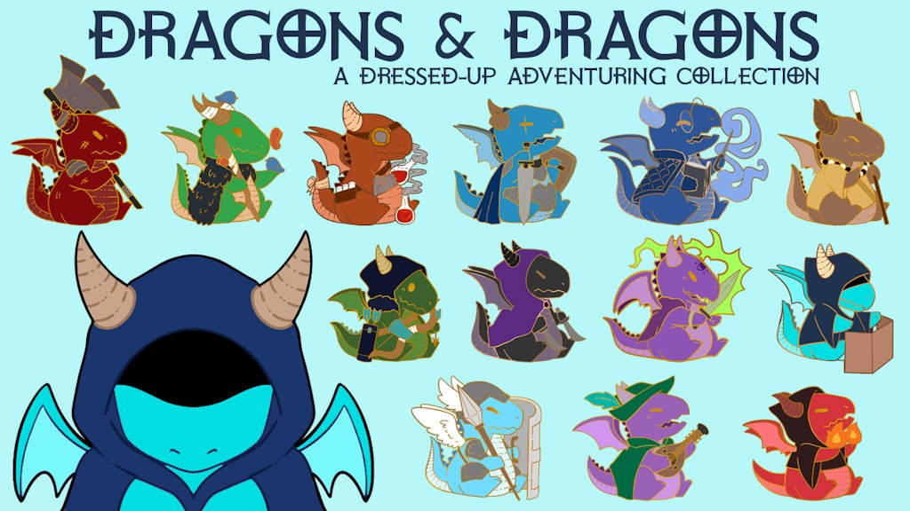 Dragons & Dragons : A Dressed-Up Adventuring Collection