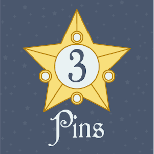 ✦ Three Enamel Pins