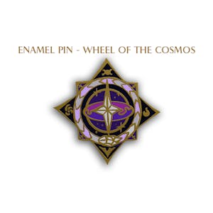 Enamel Pin - Map of the Cosmos ($10)