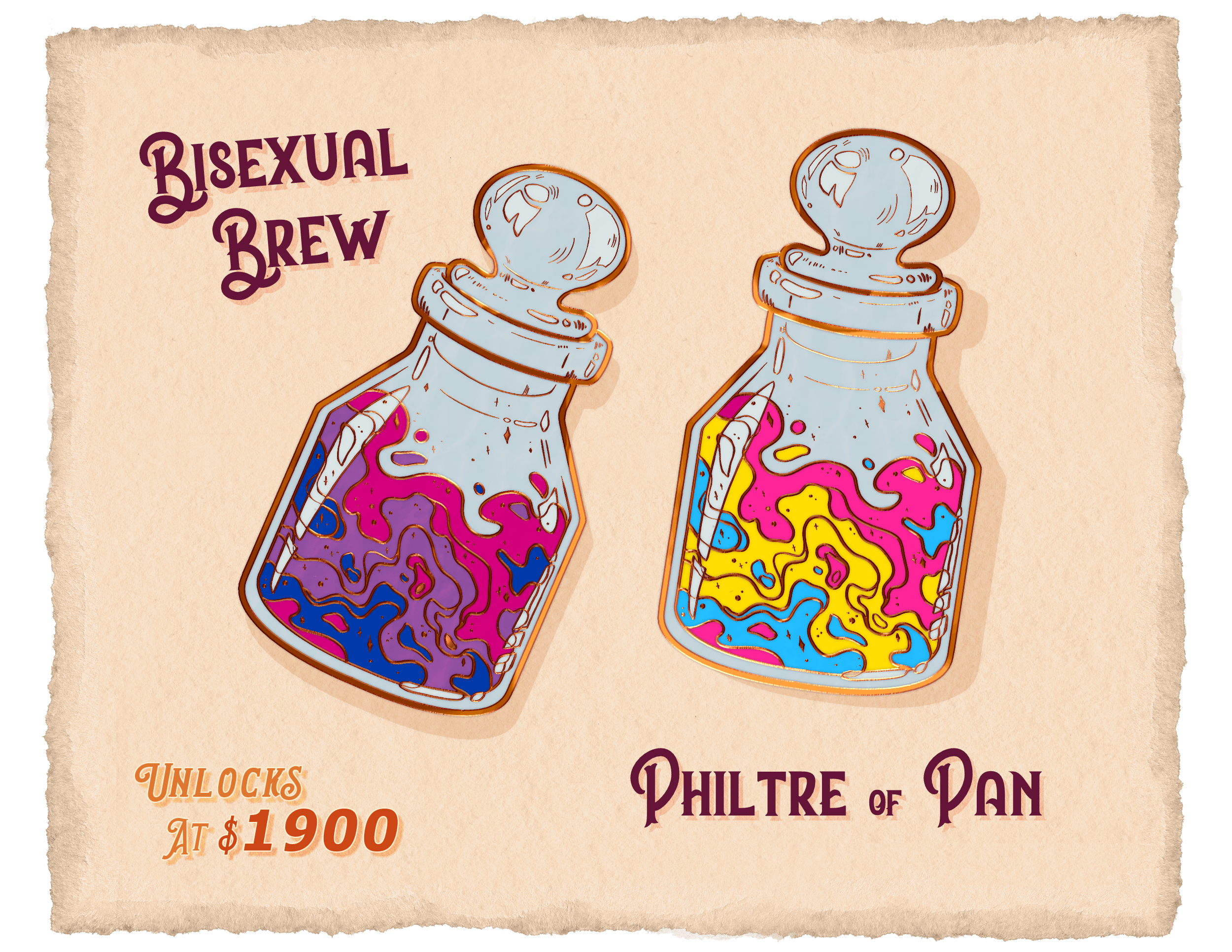 🩷 Bisexual Brew & Philtre of Pan 💛