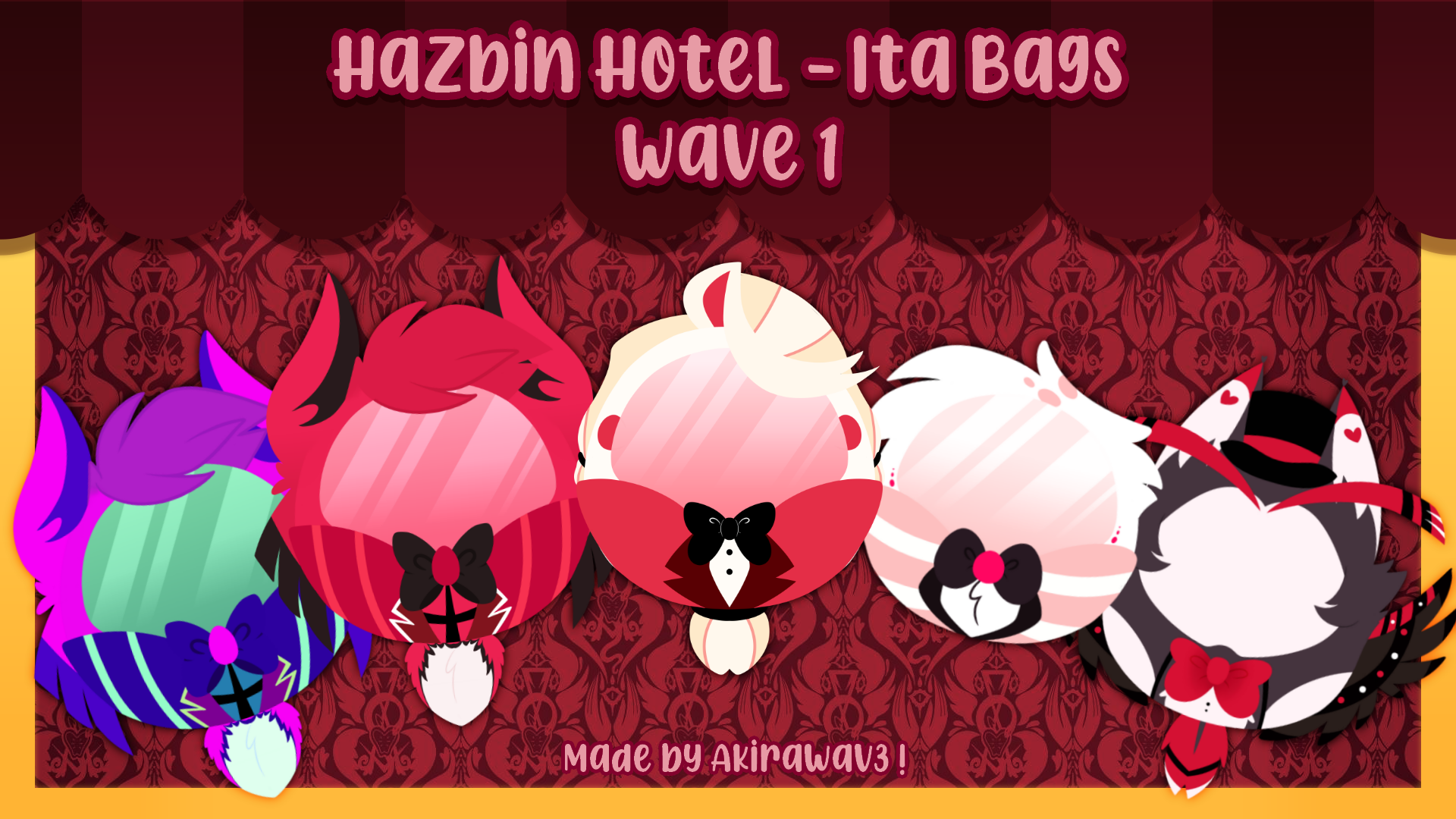 Hazbin Hotel - Ita Backpacks ! [WAVE 1] Project Update: HUGE BACKERKIT ...