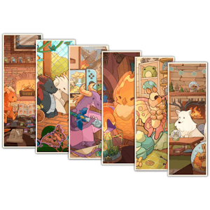 6 Bookmarks Pack 2